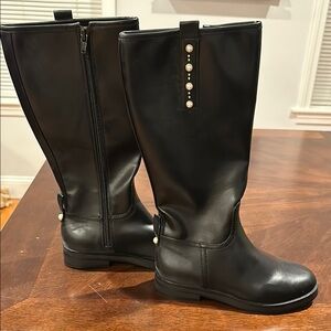 Zara Girls’ Black Knee-High Boots